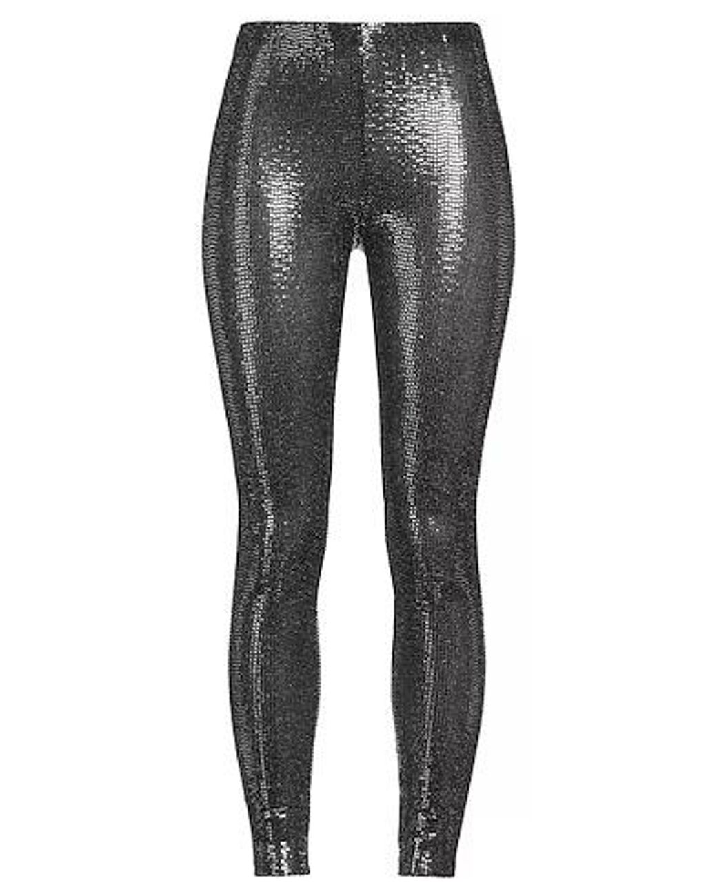 Isabel Marant Gray Metallic Shiny Leggings