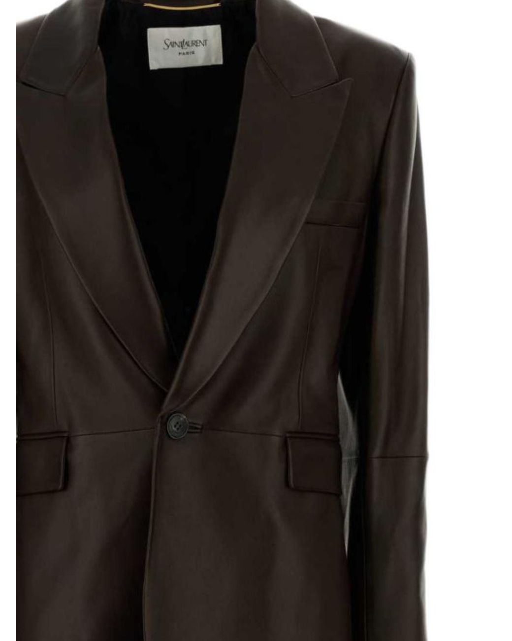 Saint Laurent Black Tailored Single-Breasted Blazer