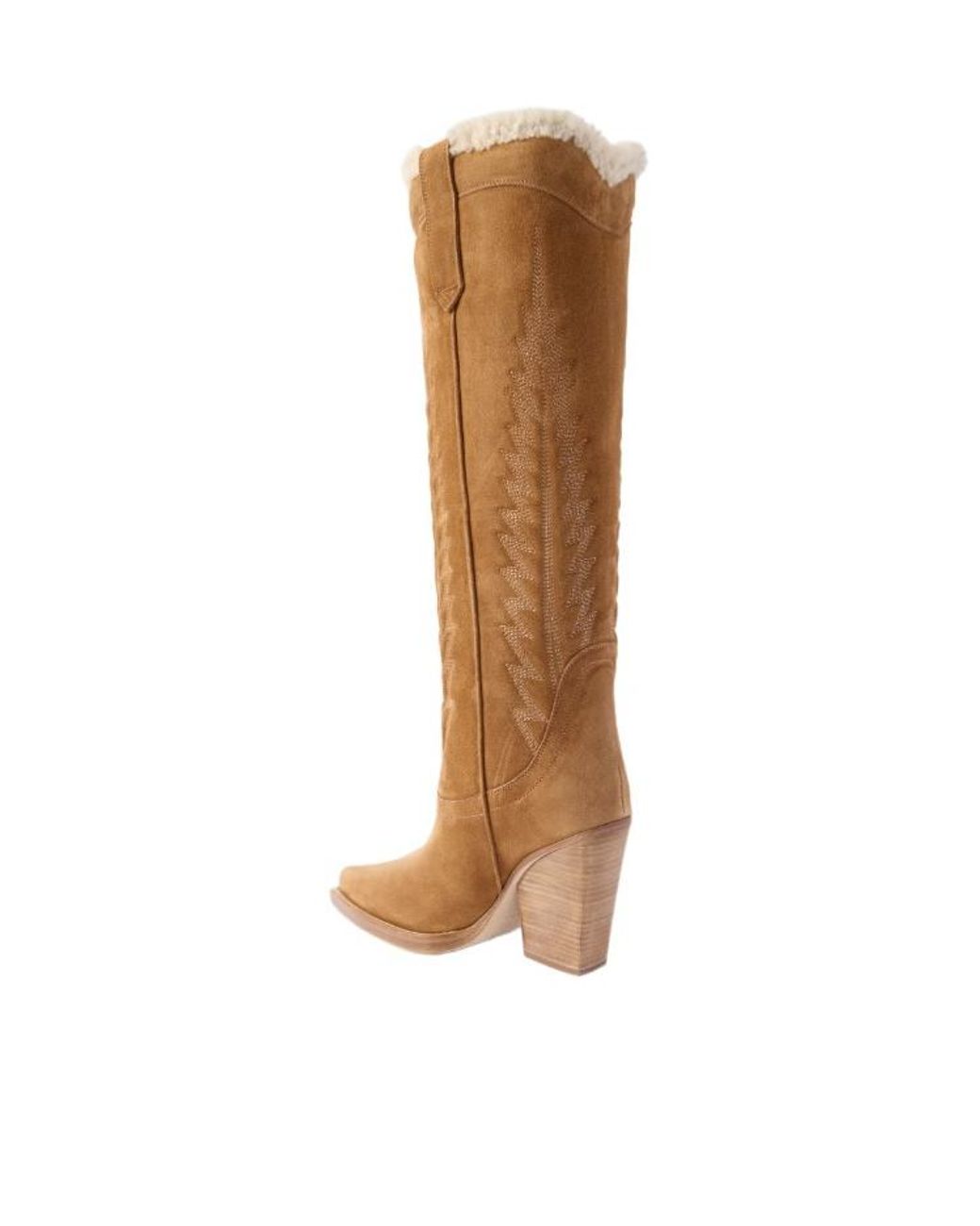 Paris Texas Brown Suede Cowboy Boots