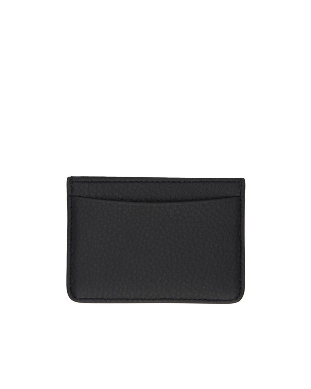 A.P.C. Black Andre Logo Printed Cardholder for men