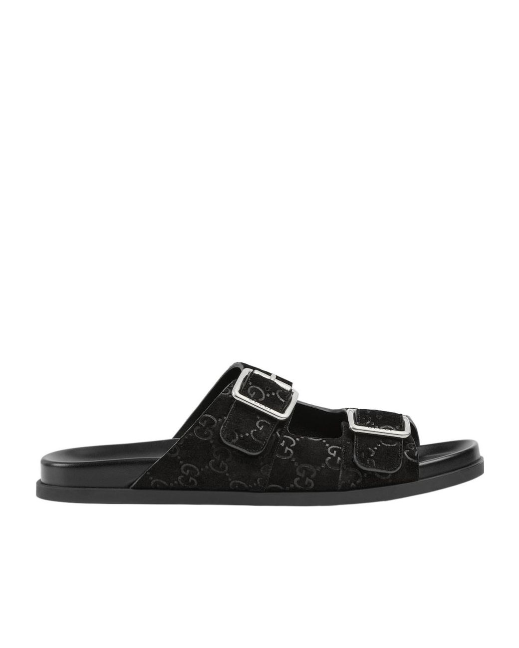 Gucci Black Slide Sandals for men