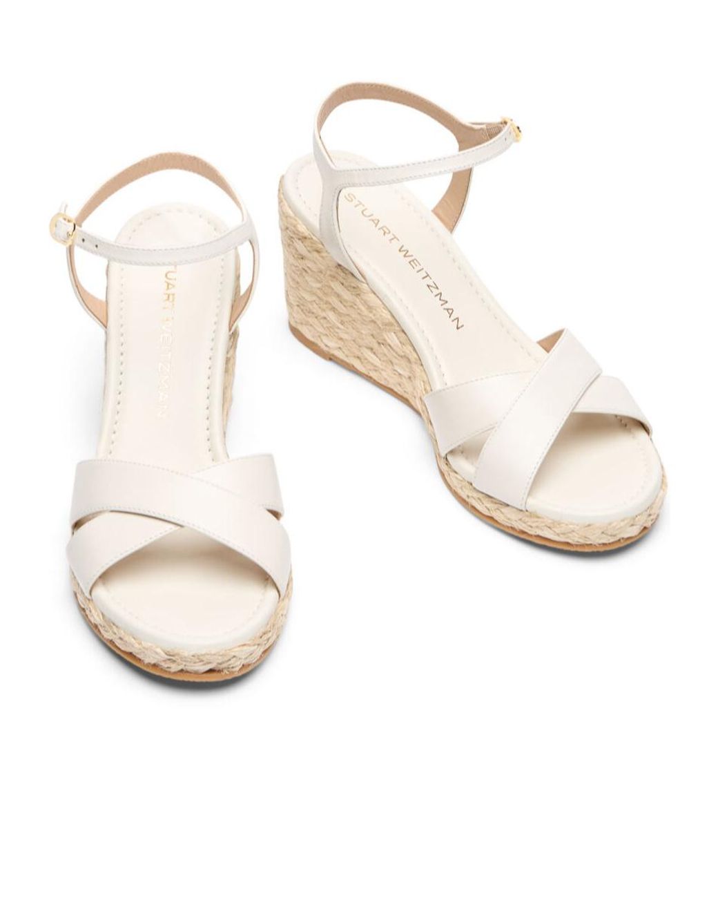 Stuart Weitzman Natural Dayna Espadrille Wedge