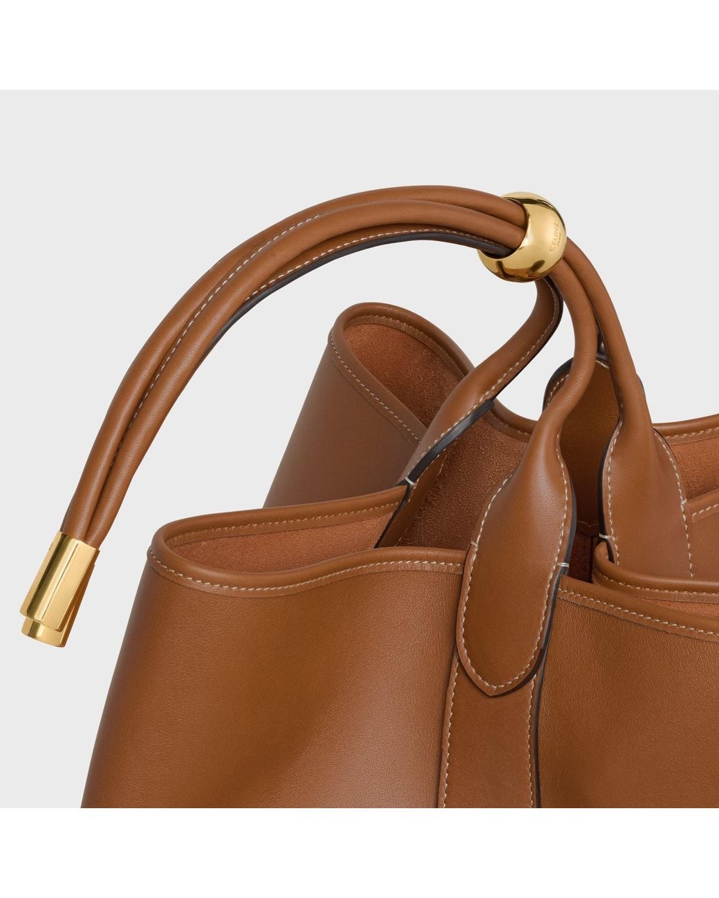Céline Brown Drop Bucket