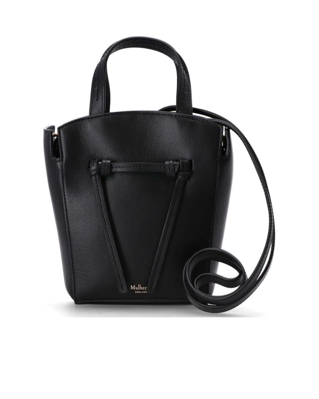 Mulberry Black Clovelly Small Top Handle Bag