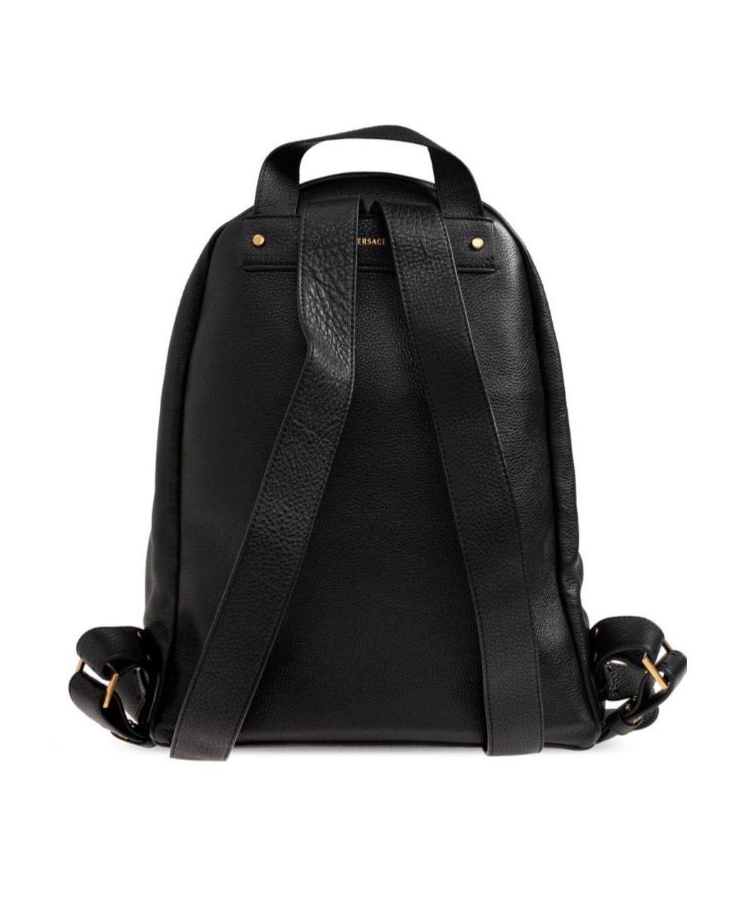 Versace Black Lou Medusa Backpack for men