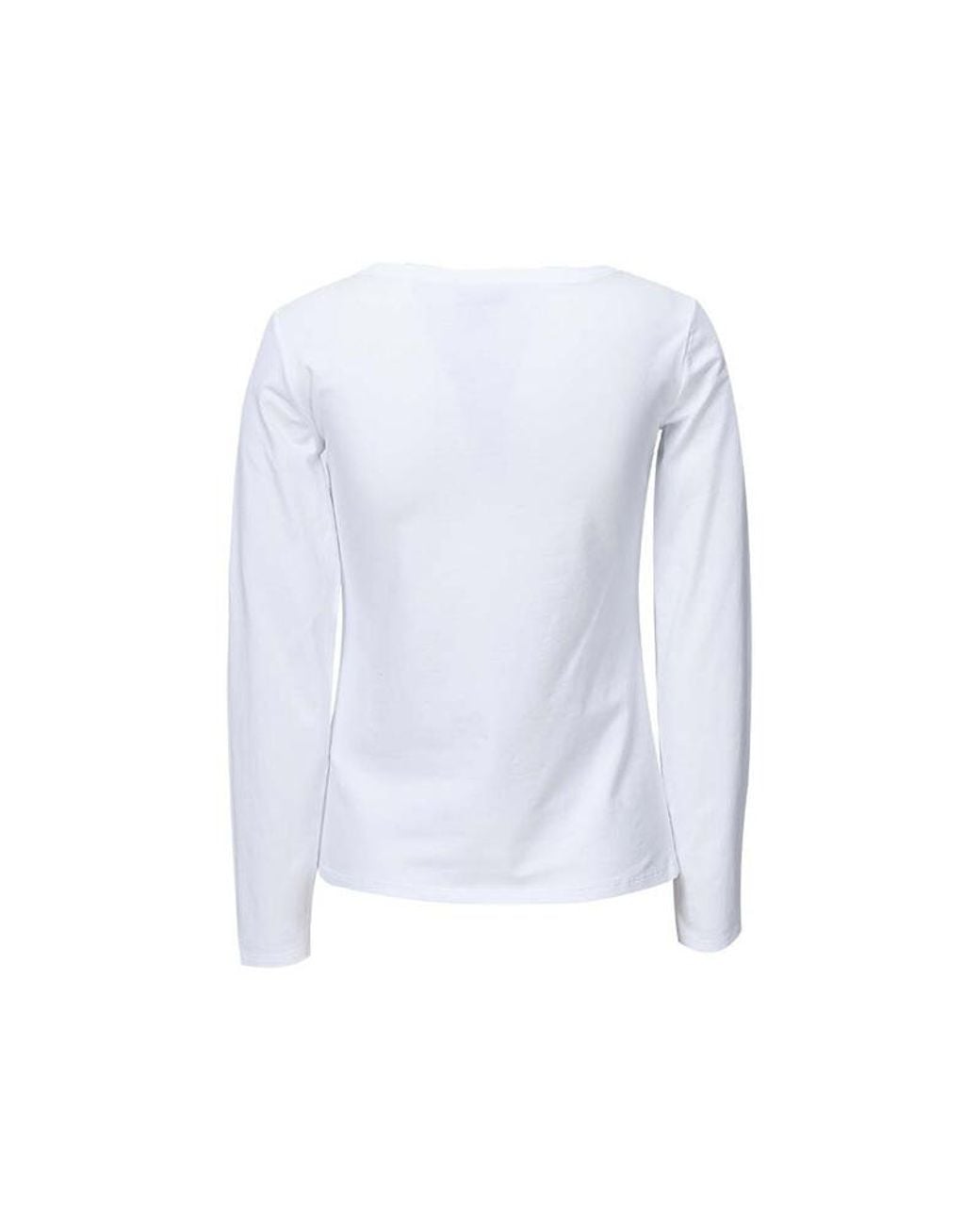 Armani Jeans White Printed Logo T-Shirt