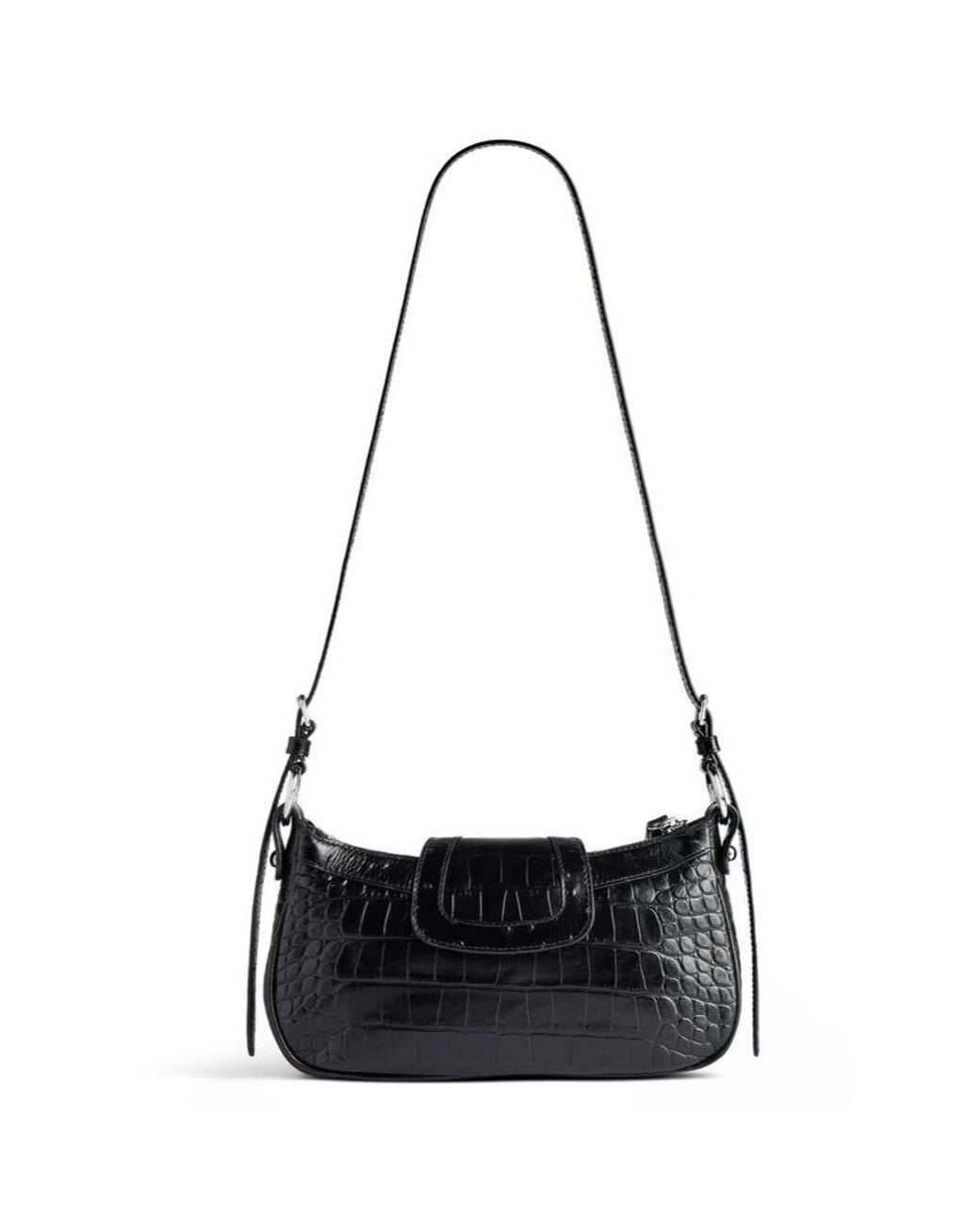 Balenciaga White Essex Small Shoulder Bag