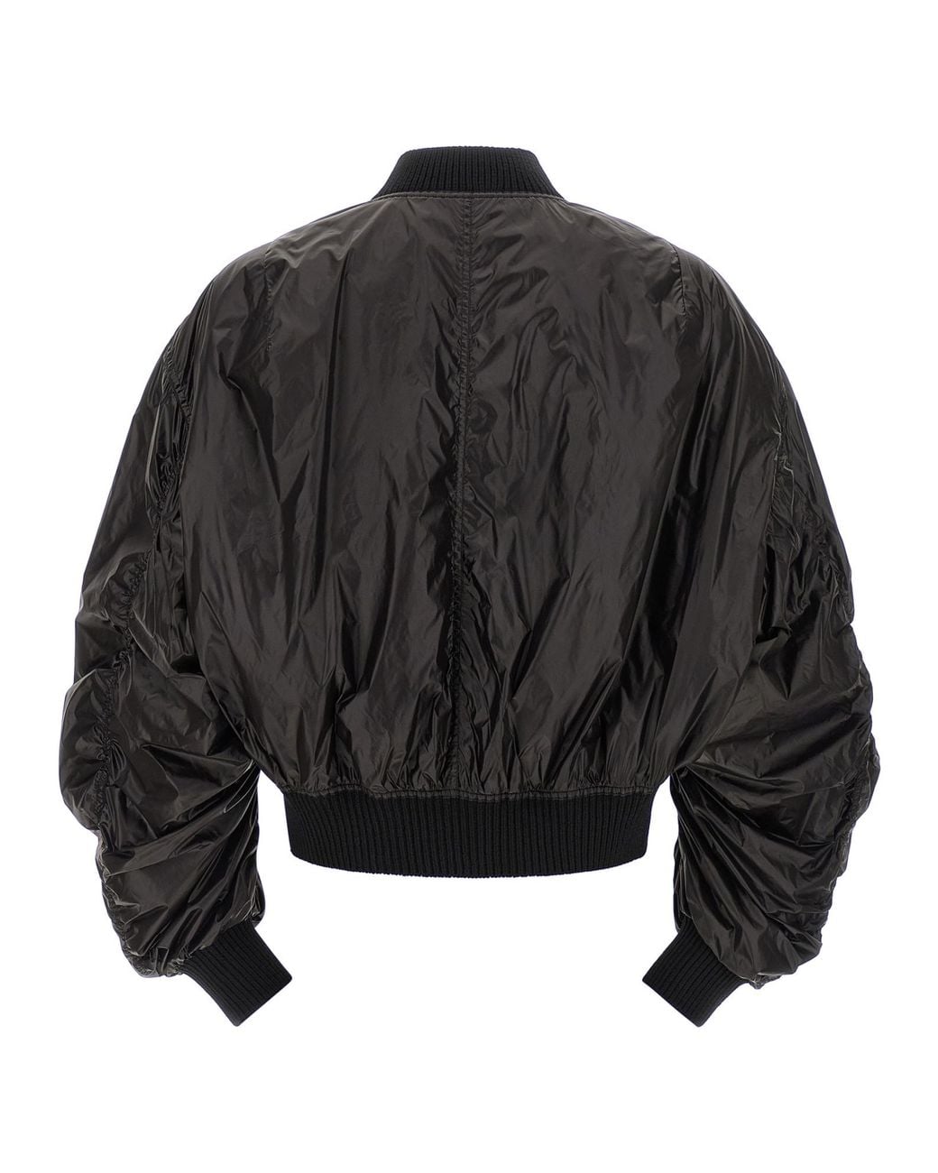 Rick Owens Black 'Secchia Flight' Bomber Jacket for men