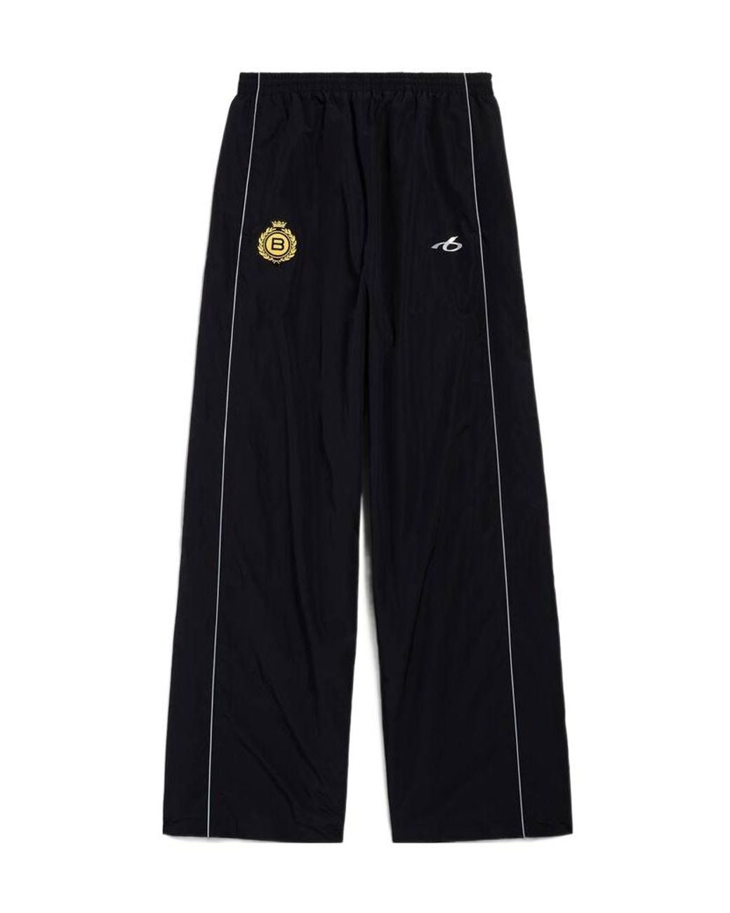 Balenciaga Black Soccer Tracksuit Pants for men