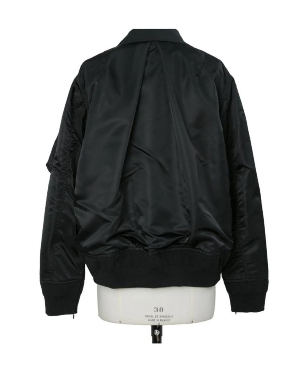 Sacai Patchwork Jacket in Black | Lyst UK