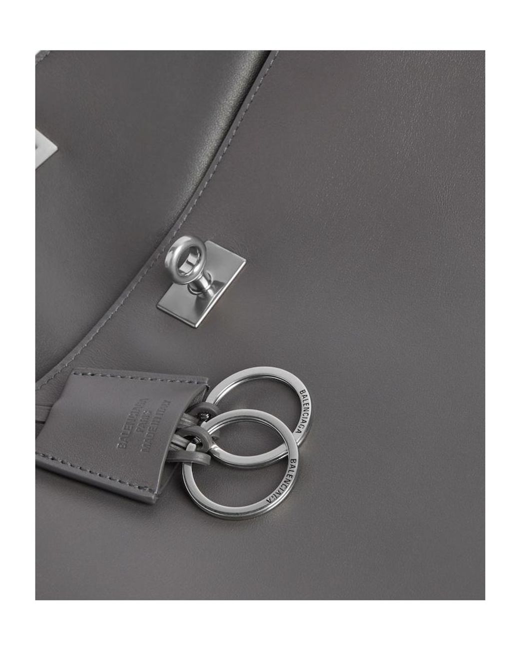 Balenciaga Gray Rodeo Medium Messenger Bag for men