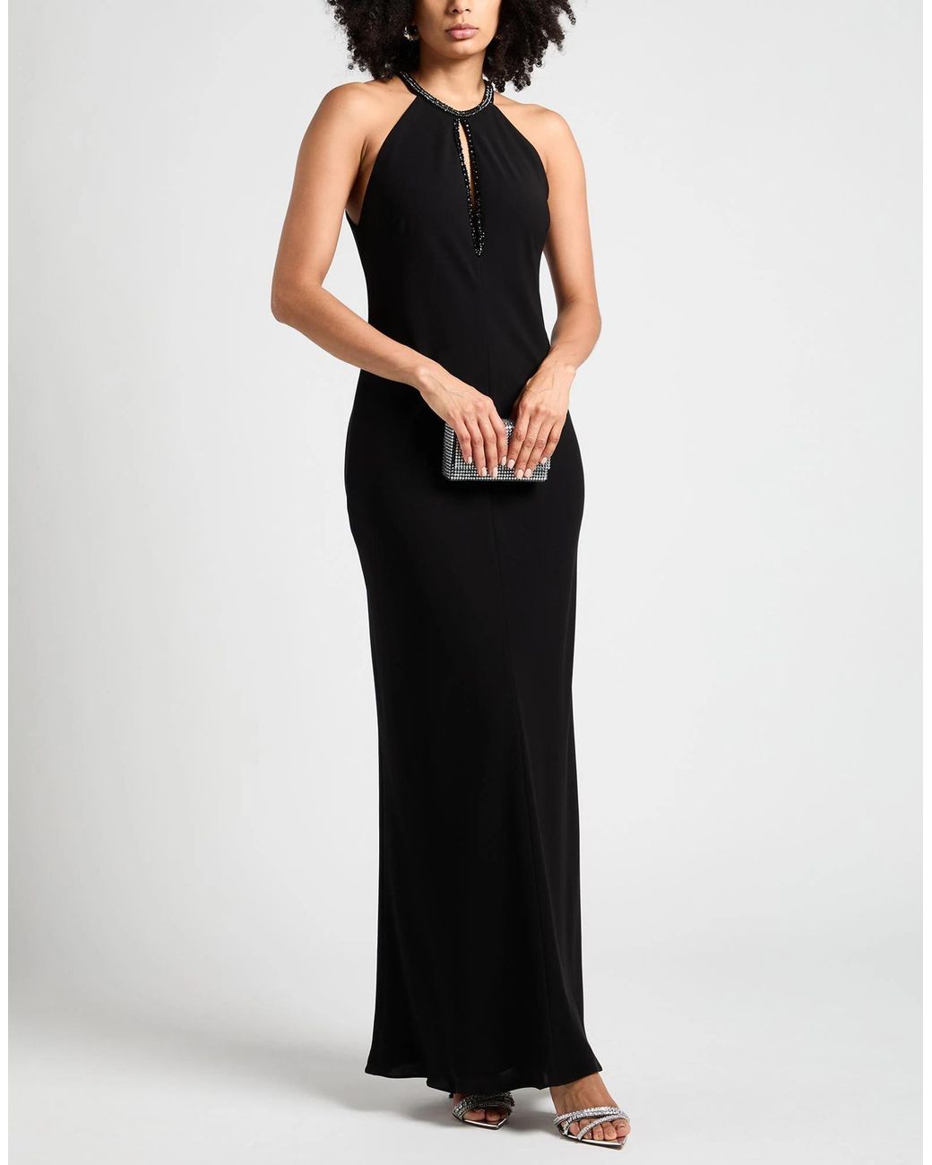Max Mara Black Sleeveless Maxi Dress