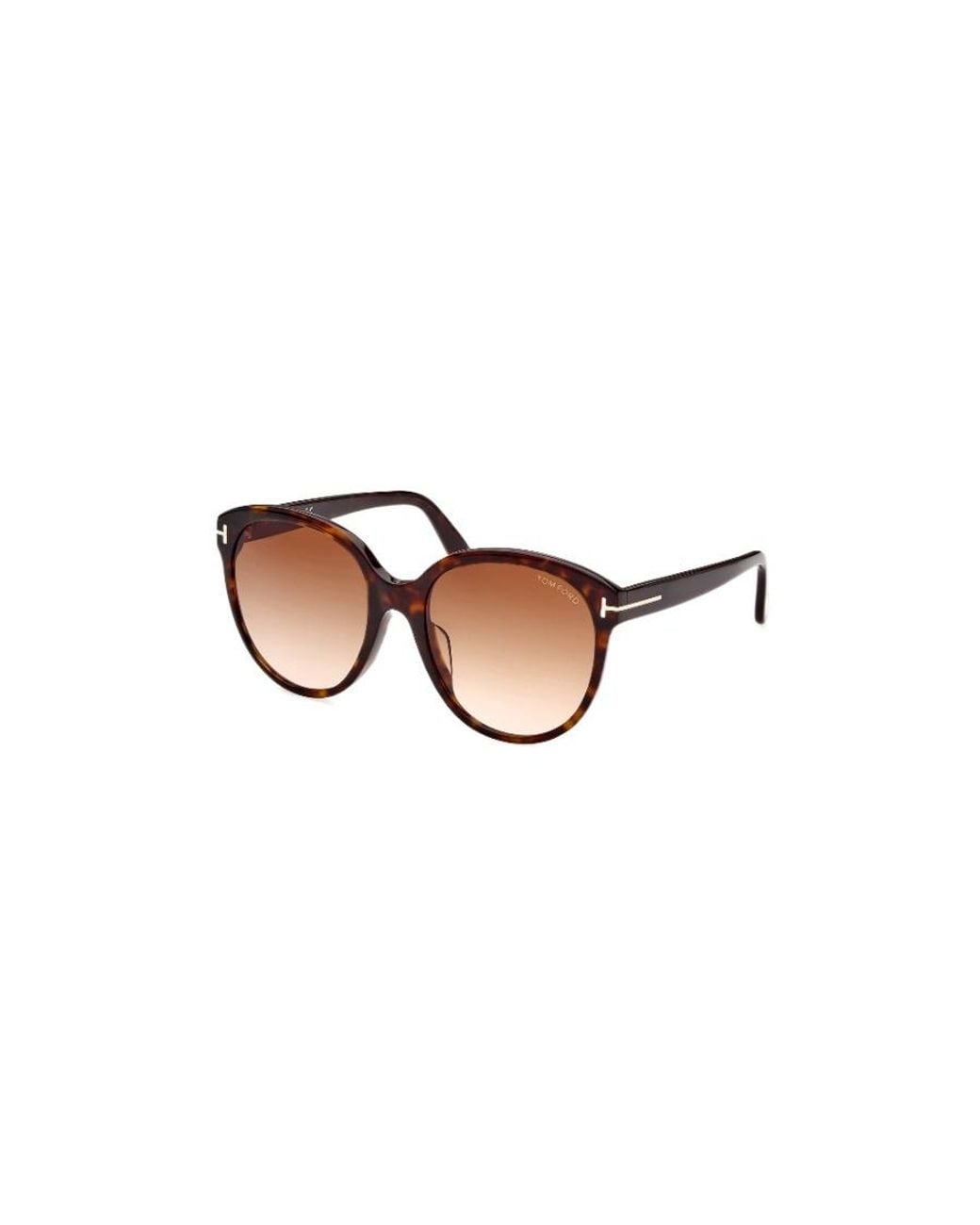 Tom Ford White Logo Sunglasses for men