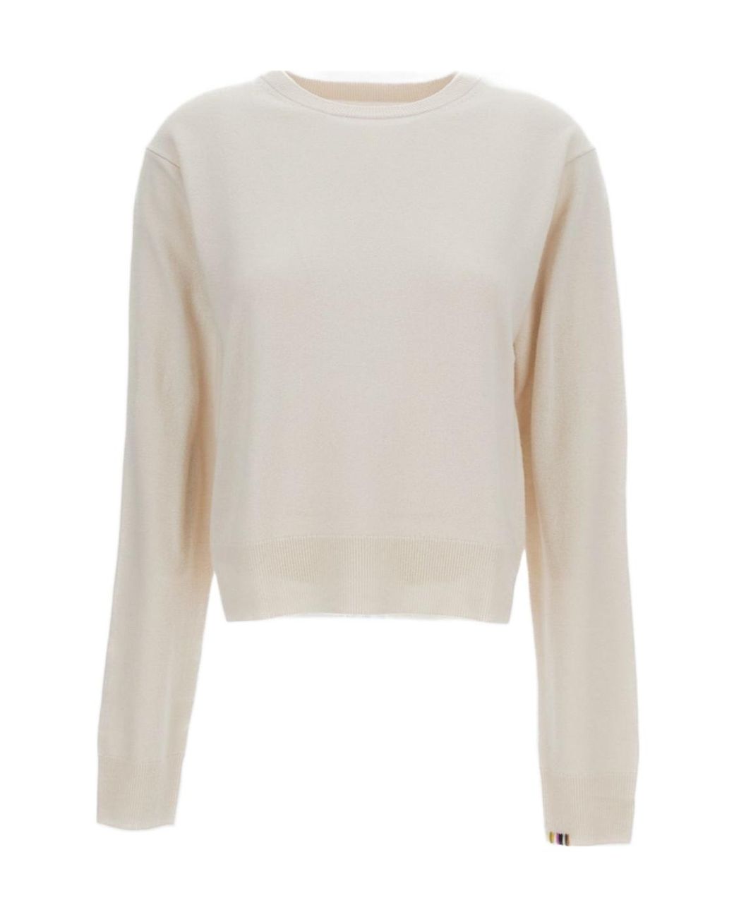 Extreme Cashmere White March Knitted Sweater