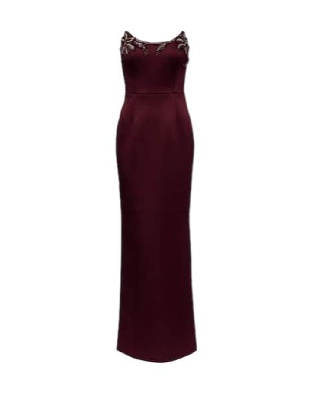 Rebecca Vallance Purple Alora Embellished Corset Gown