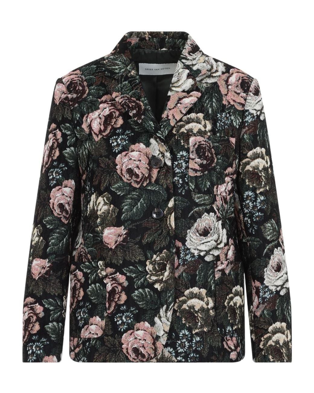 Dries Van Noten Black Long-Sleeve Jacket