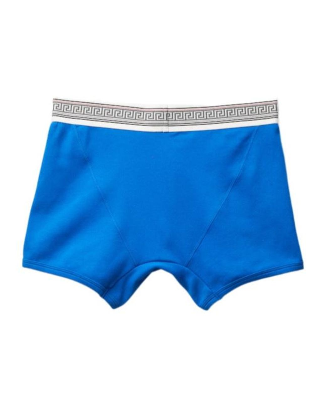Versace Blue Ribbed Jersey Trunks for men
