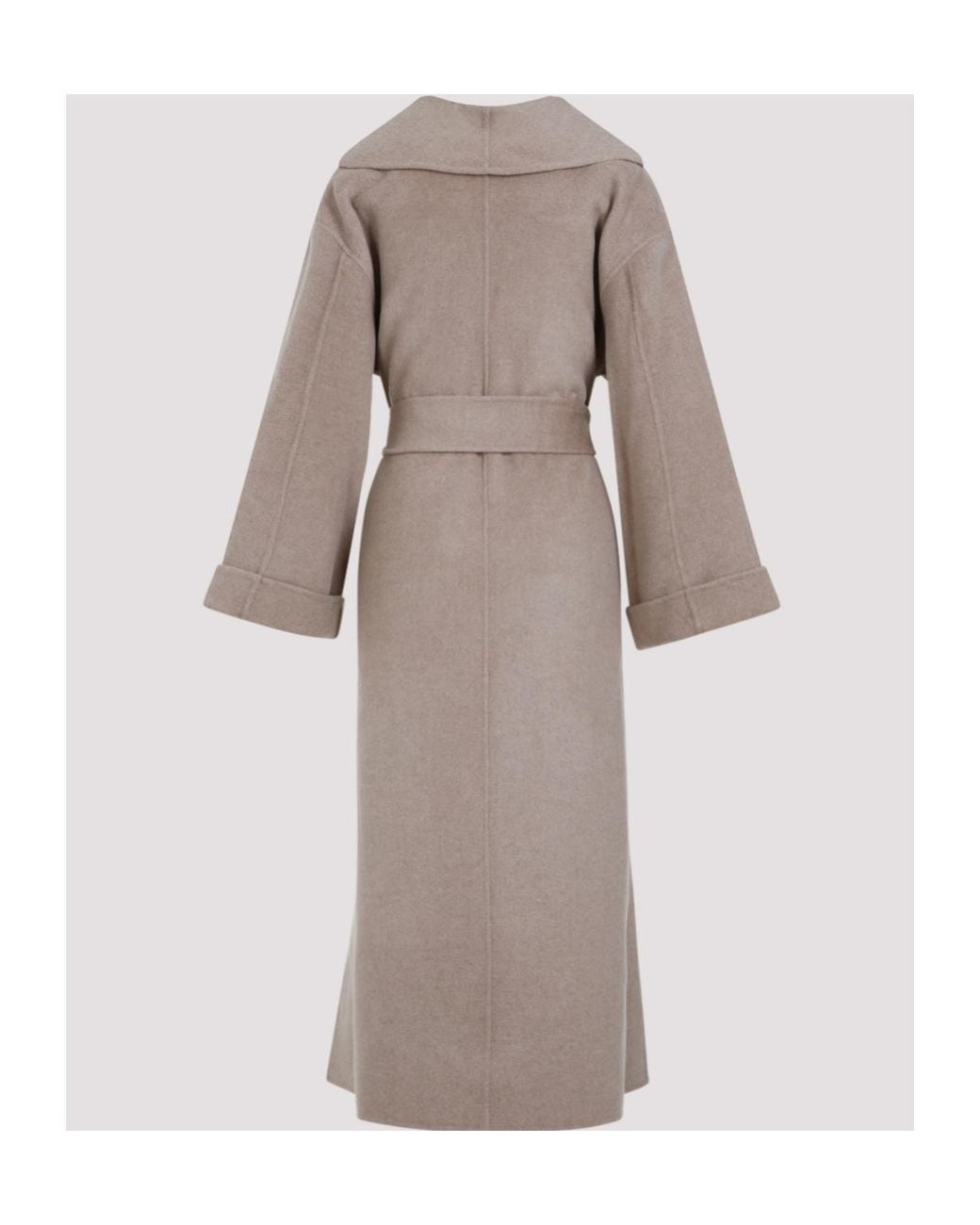 By Malene Birger Brown Trullem Belted Wool Coat