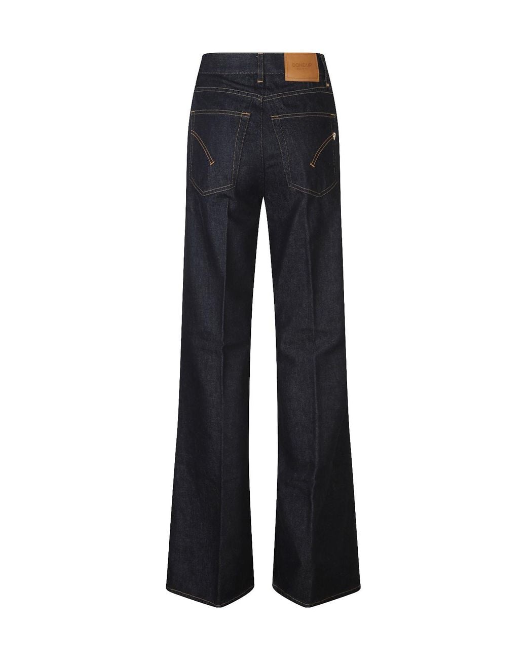 Dondup Blue Amber Straight-Leg Jeans