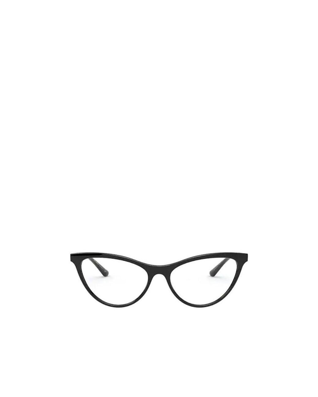 Dolce & Gabbana White Eyewear Cat-Eye Frame Glasses