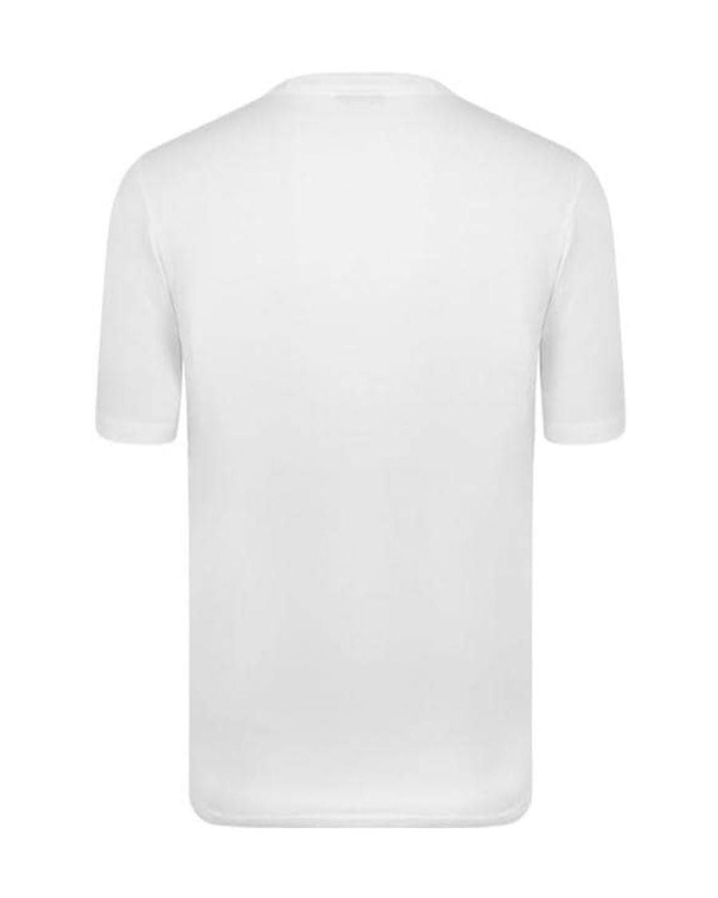 Paul Smith White Crew Neck Short-Sleeve T-Shirt for men