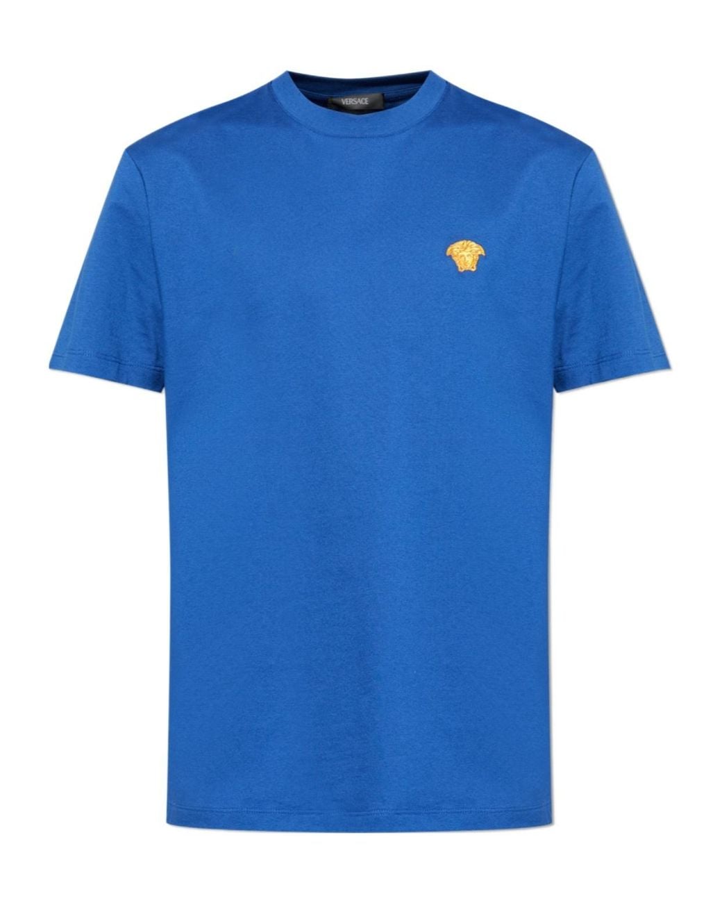 Versace Blue Medusa Crewneck T-Shirt for men