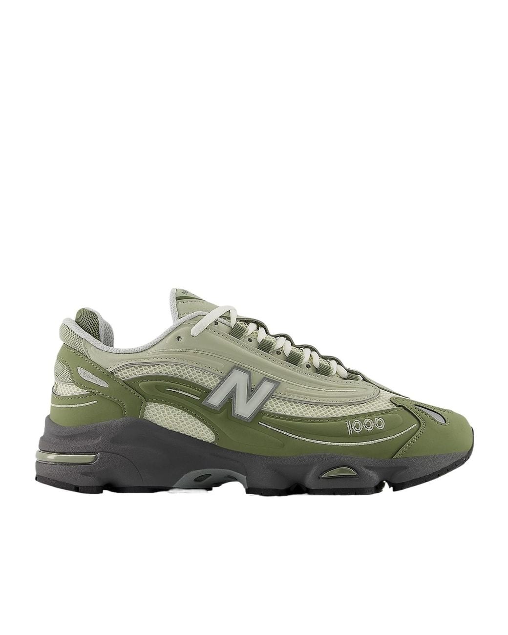 New Balance Green 1000 Lace-Up Sneakers for men