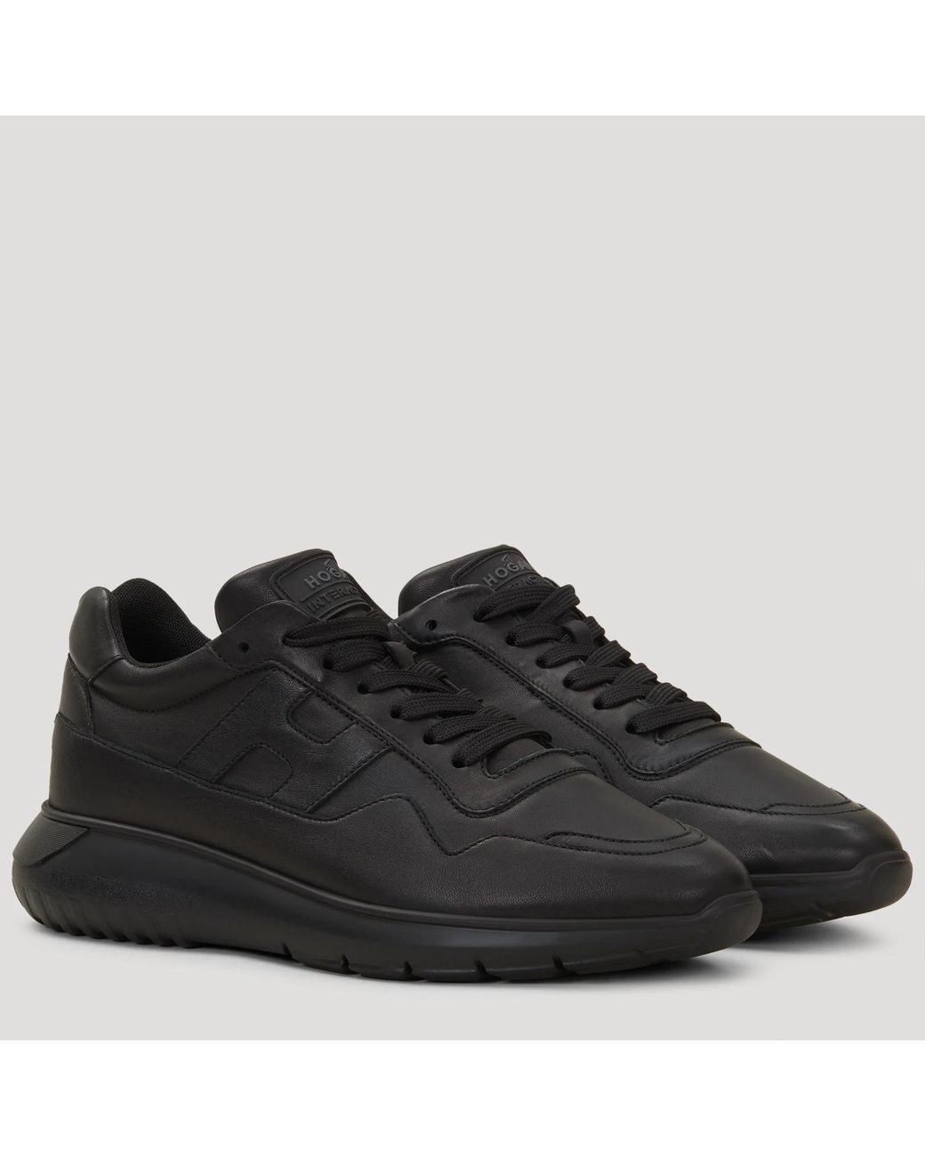 Hogan Black Interactive³ Low-Top Sneakers for men