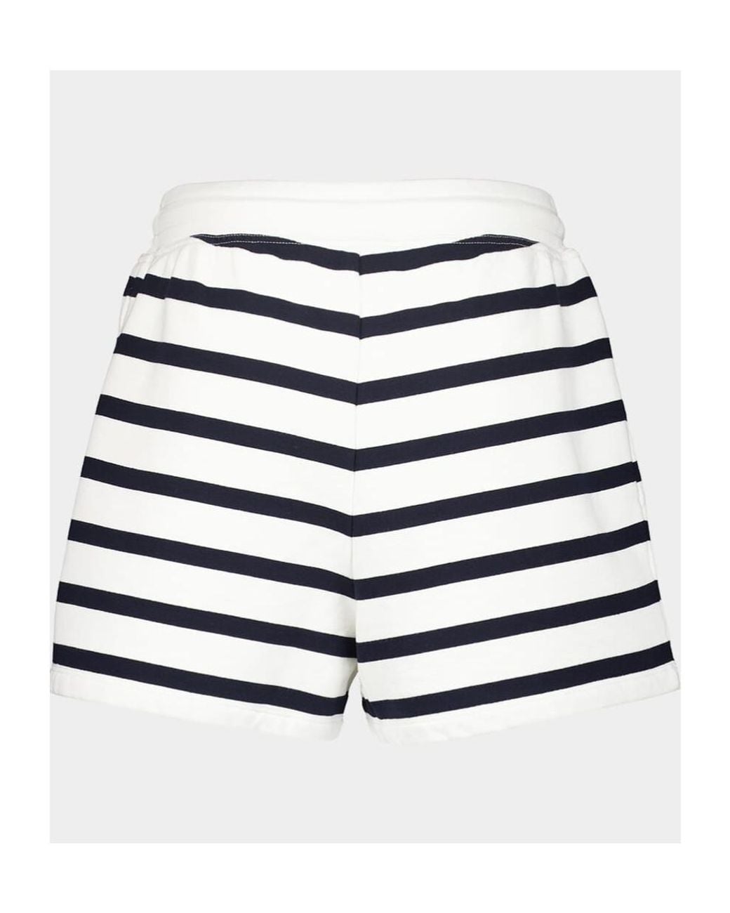 FRAME White Striped Baseball Shorts
