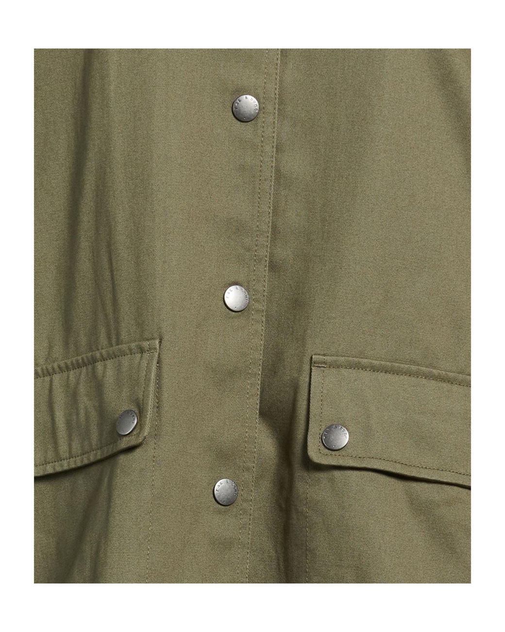 Rag & Bone Green Long Sleeve Single-Breasted Minimalist Jacket