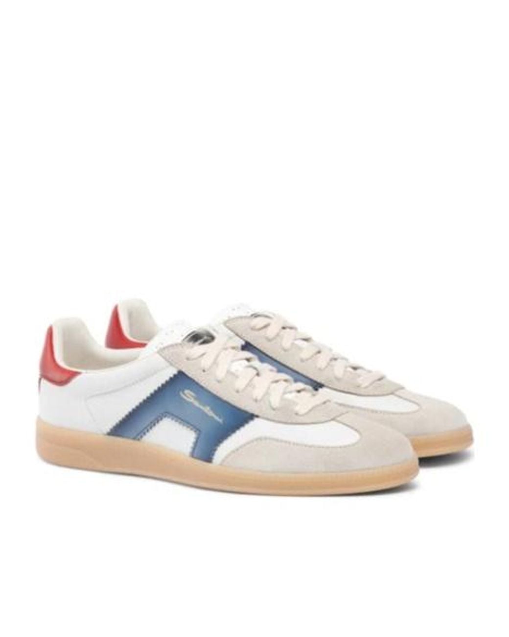 Santoni Blue Dbs Oly Sneakers for men