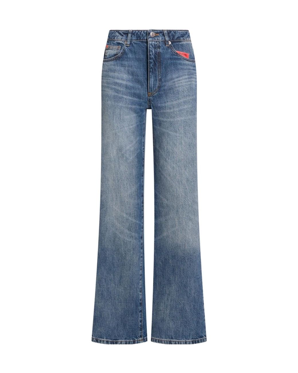 MAX&Co. Blue Mid-Rise Bootcut Jeans