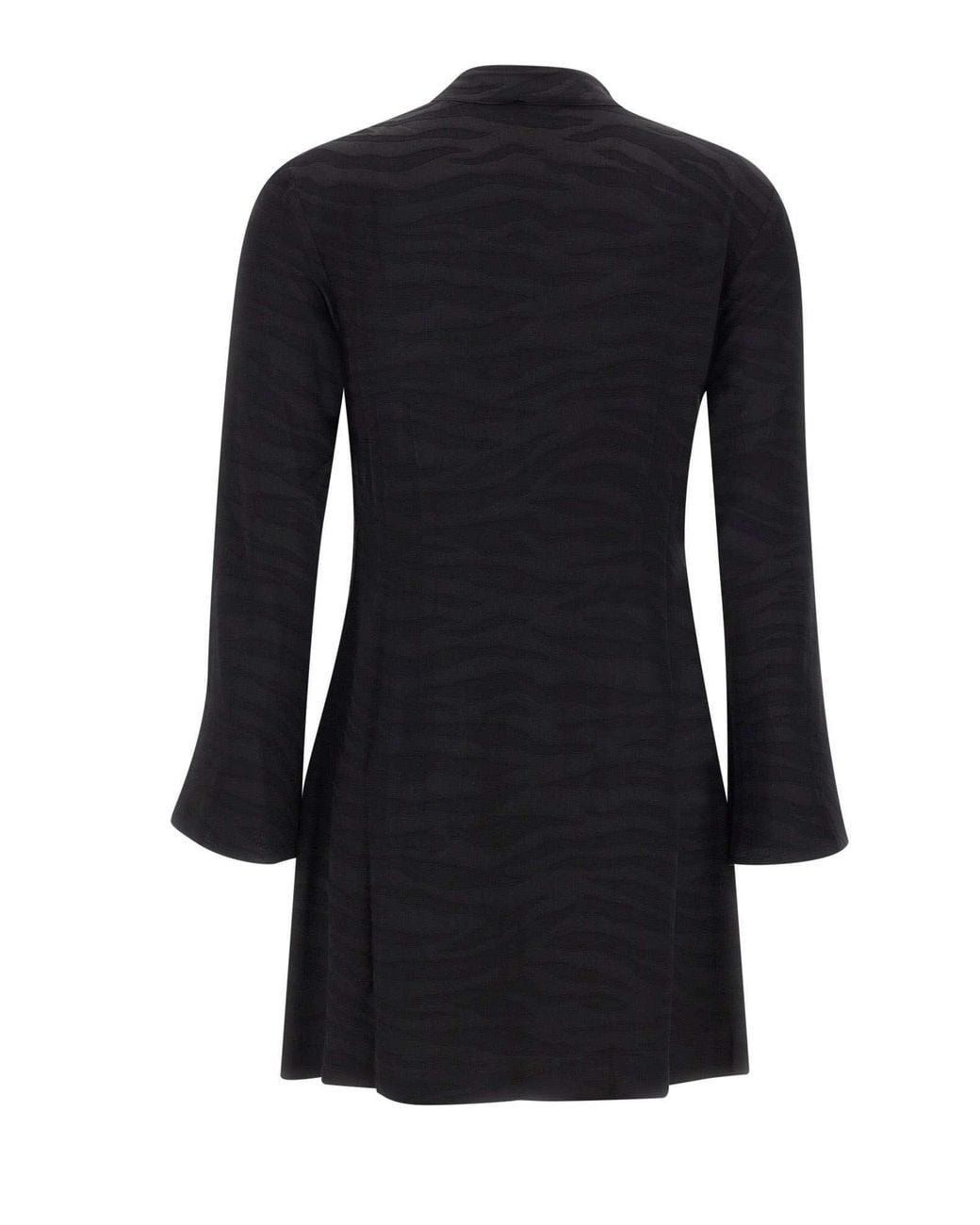 Rixo Black Long-Sleeved Dress