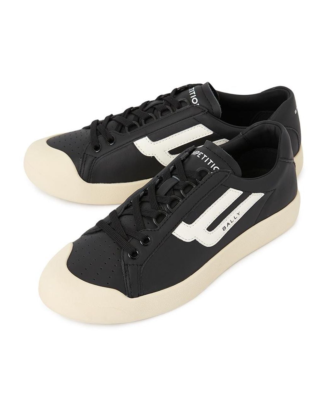 Bally Black Round-Toe Sneakers for men