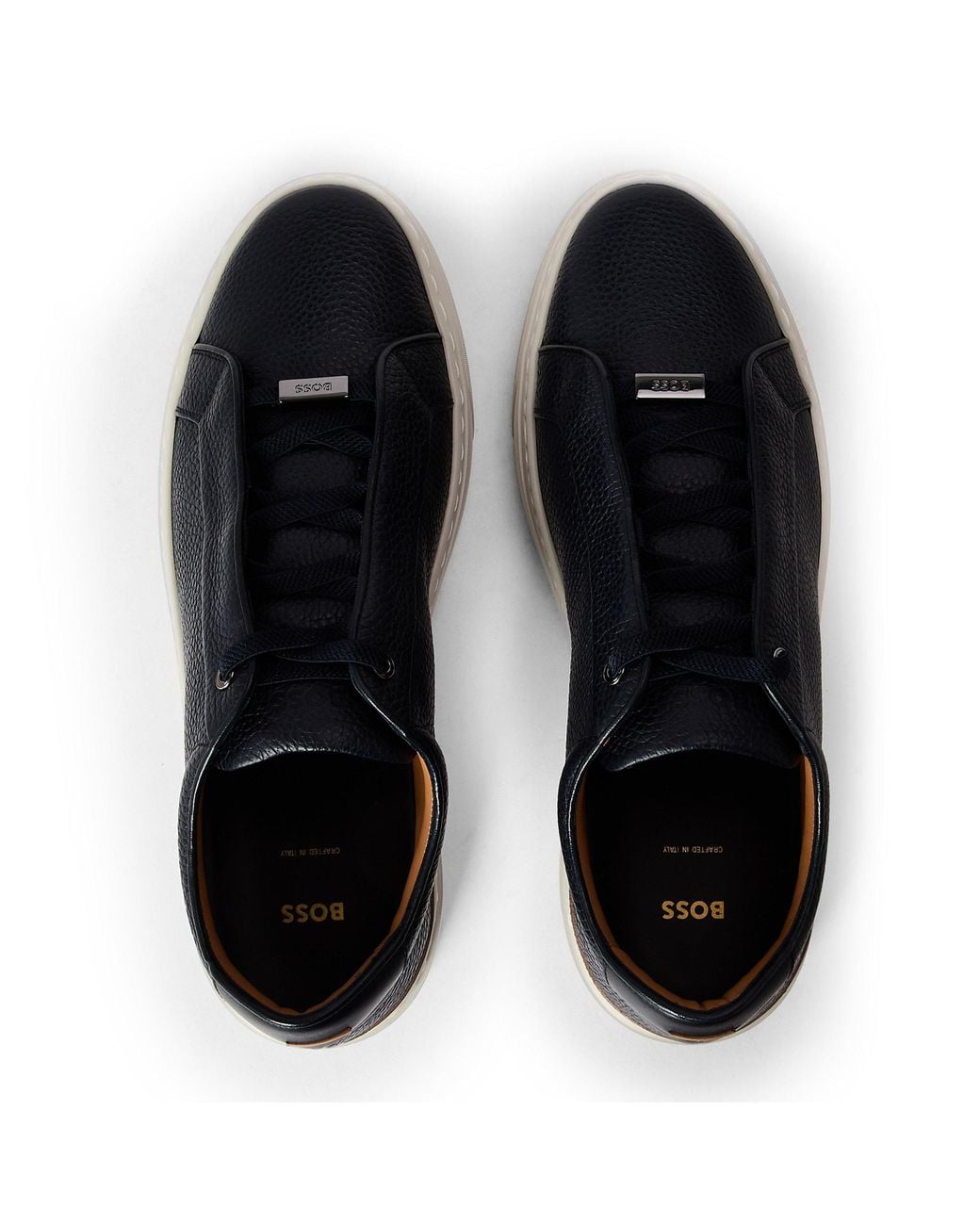 Boss Blue Low-Top Casual Shoes for men