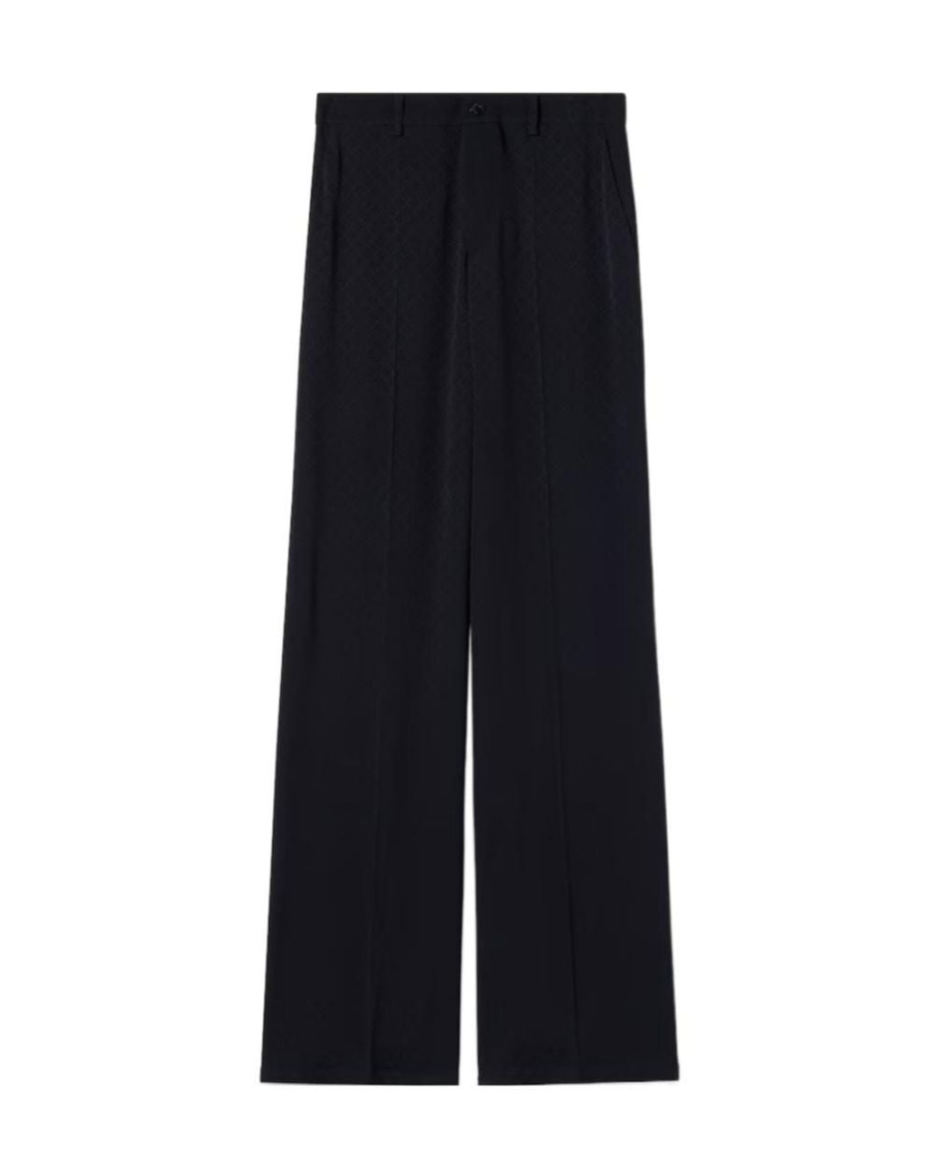Gucci Blue Jacquard Trousers