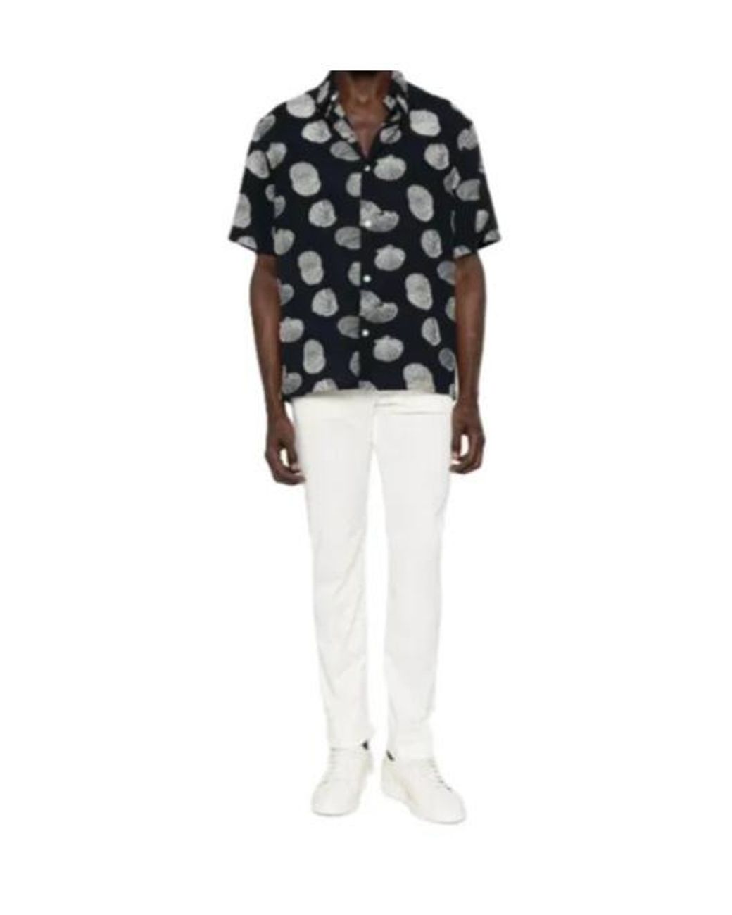 Incotex White Slim Trousers for men