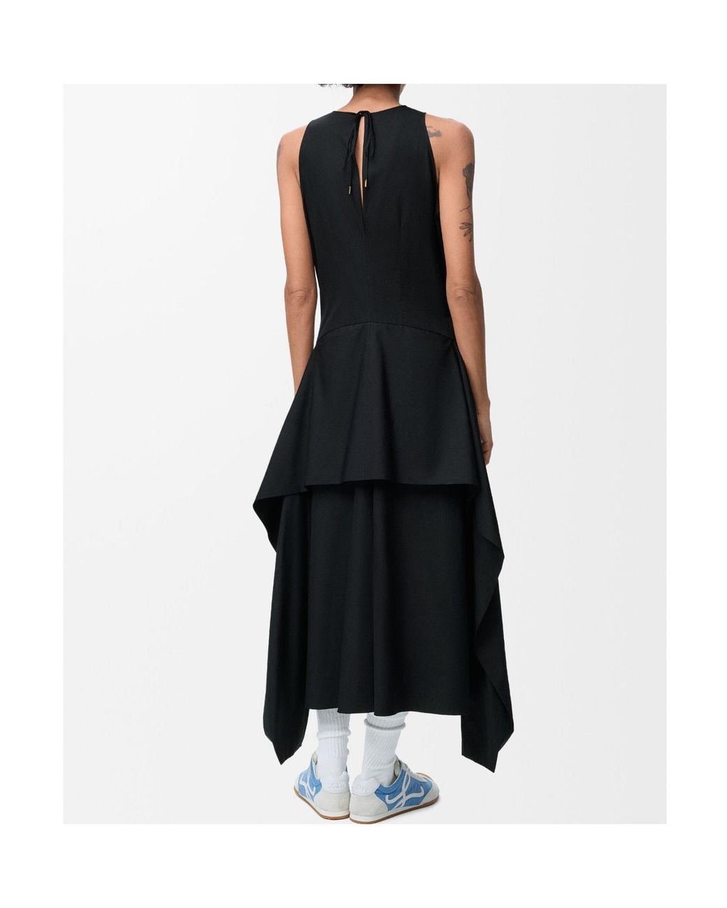 Loewe Black Wrap Dress