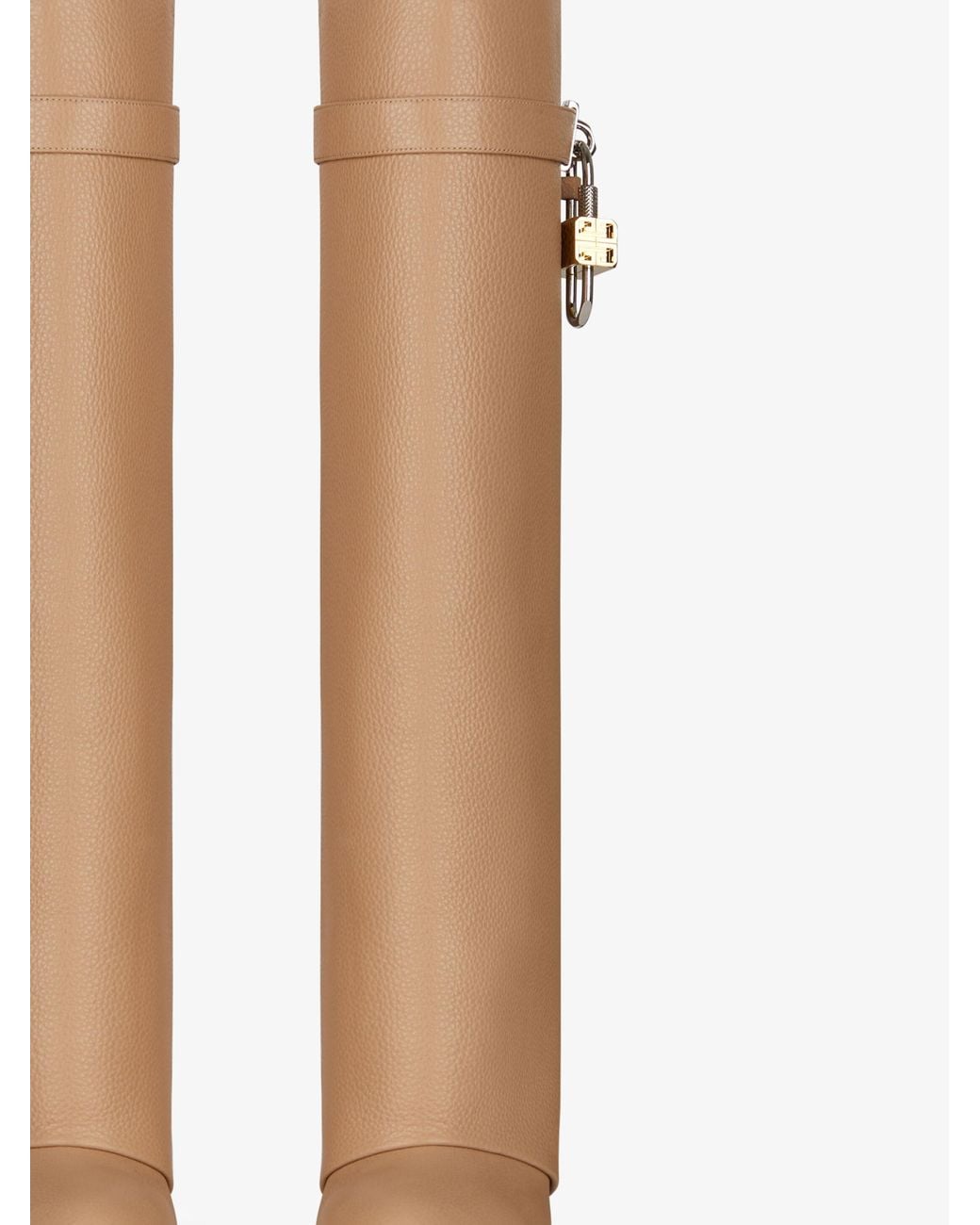 Givenchy White Shark Lock Boots