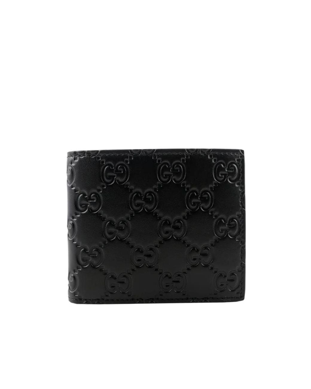Gucci Black Embossed Wallet for men