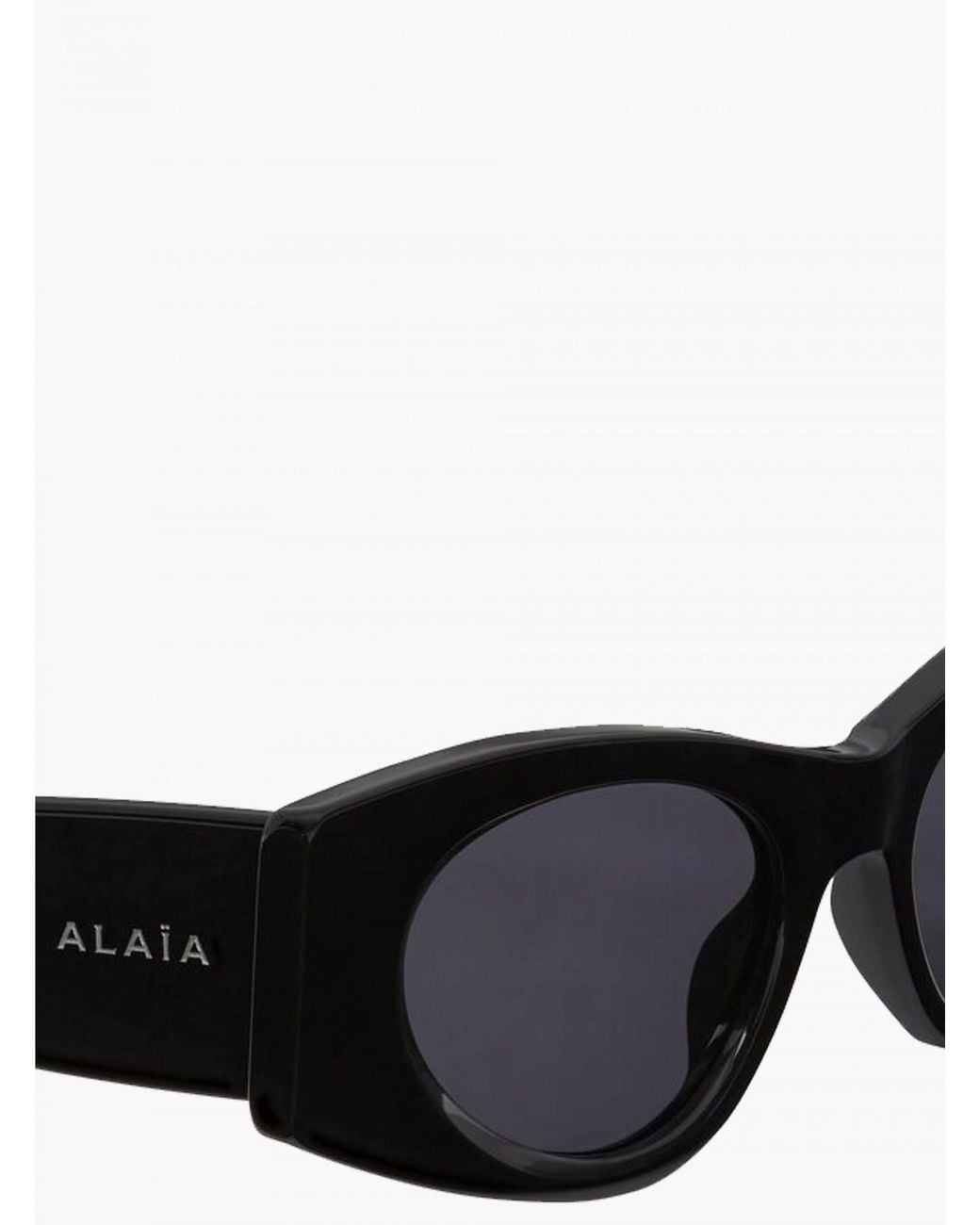 Alaïa White Alaïa Cat-Eye Frame Sunglasses