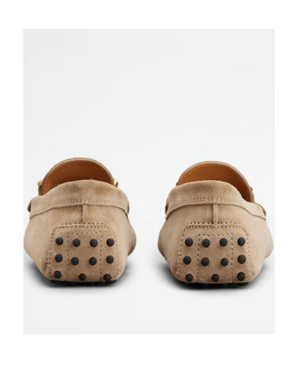 Tod's Brown Kate Gommino Suede Loafers