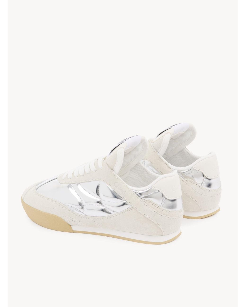 Chloé White Chloé Kick Sneakers