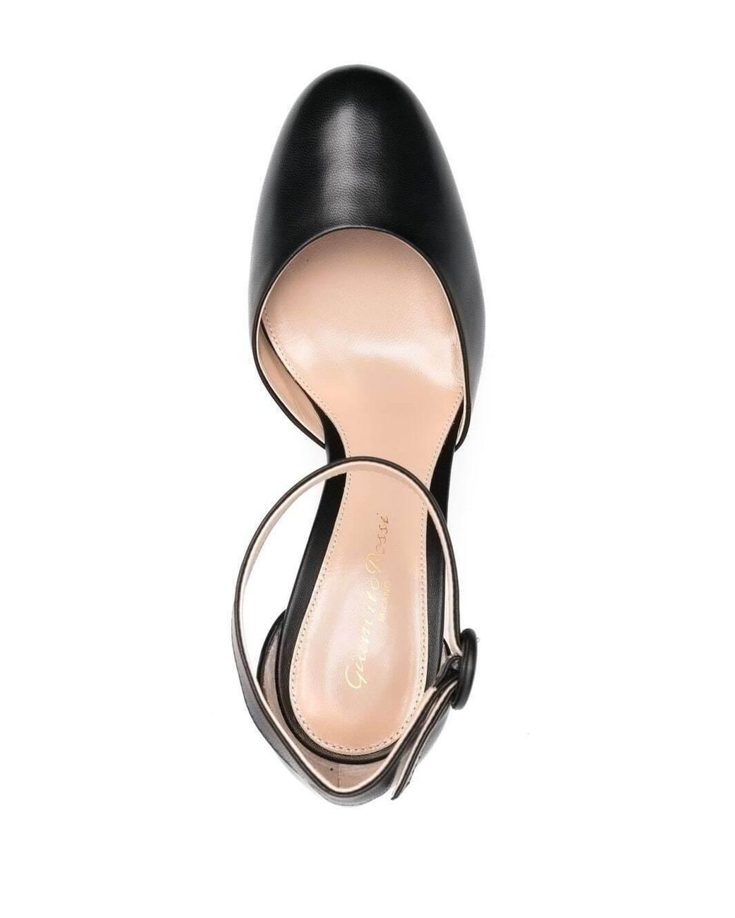 Gianvito Rossi Black Logo High Heels