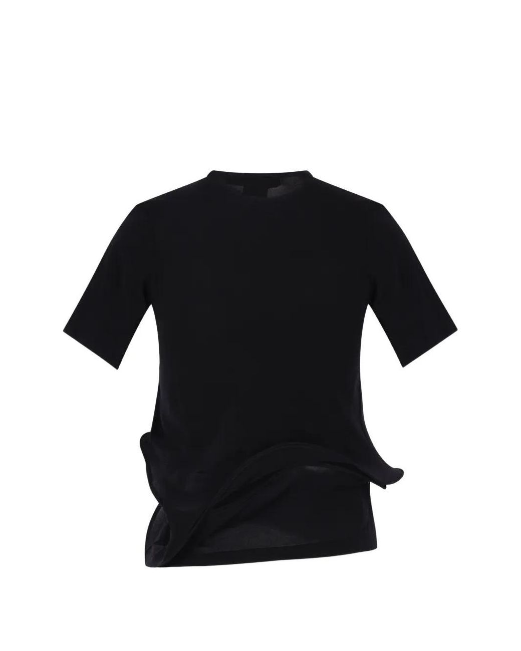 Junya Watanabe Black Wire Hem T-Shirt