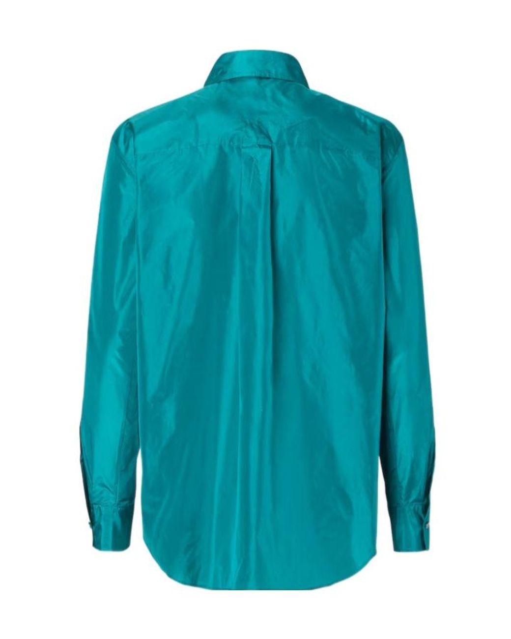 Fendi Blue Long Sleeved Oversized Shirt