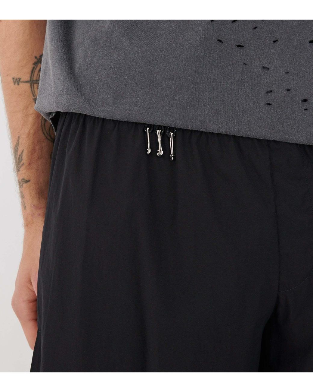 Satisfy Black Quick-Drying Shorts for men