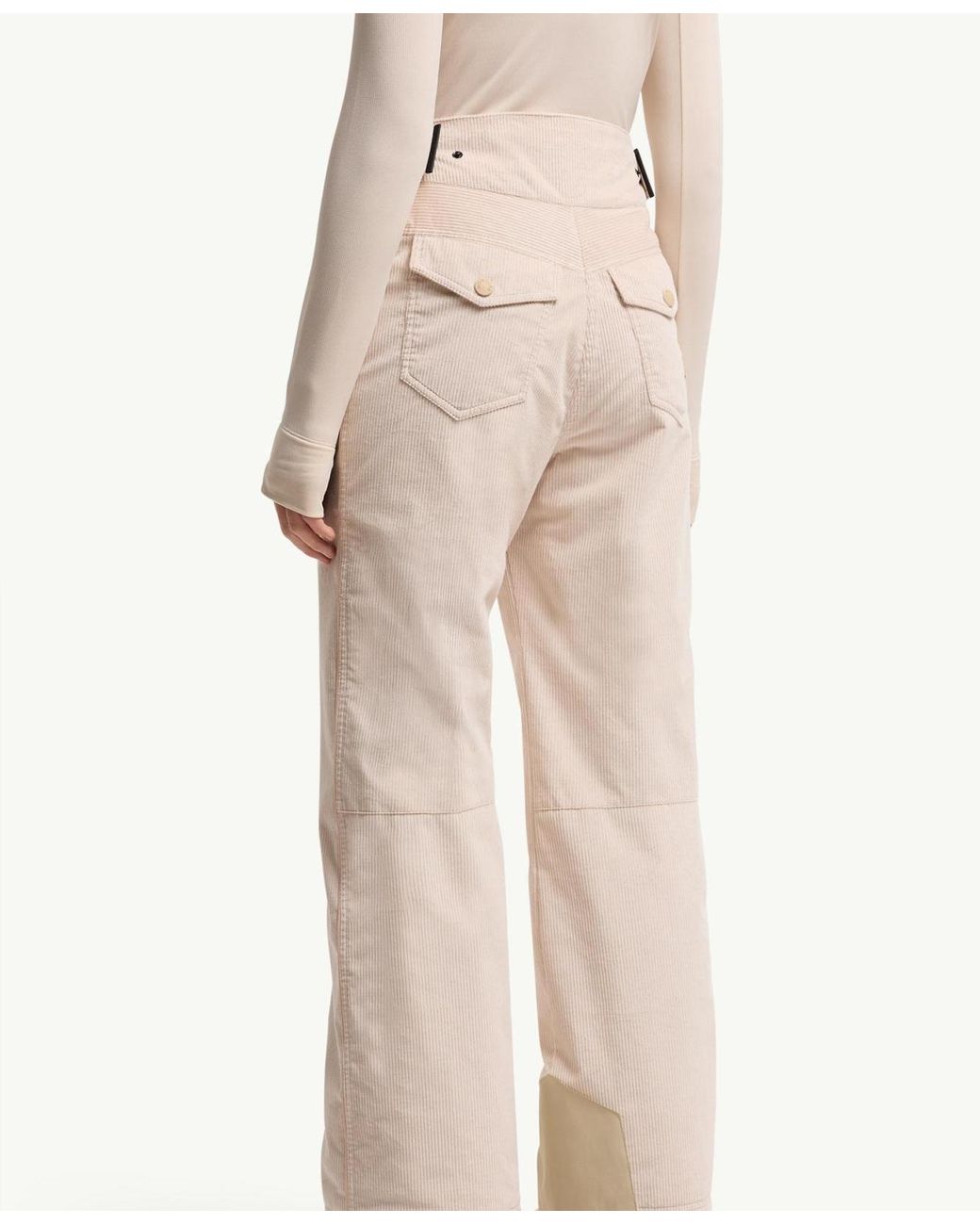 Moncler Natural Grenoble Corduroy Ski Performance Trousers