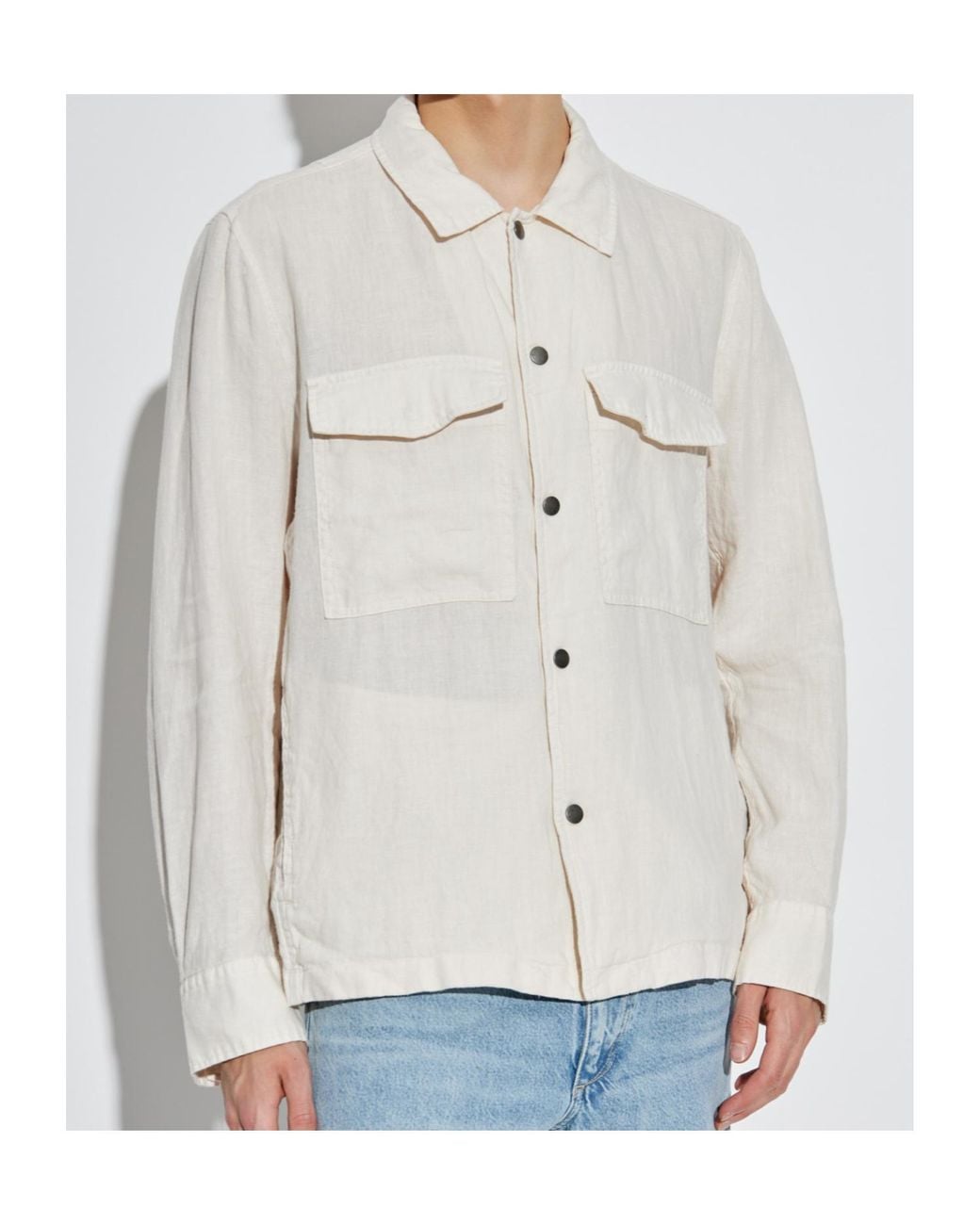 Rag & Bone White Button-Down Shirt for men