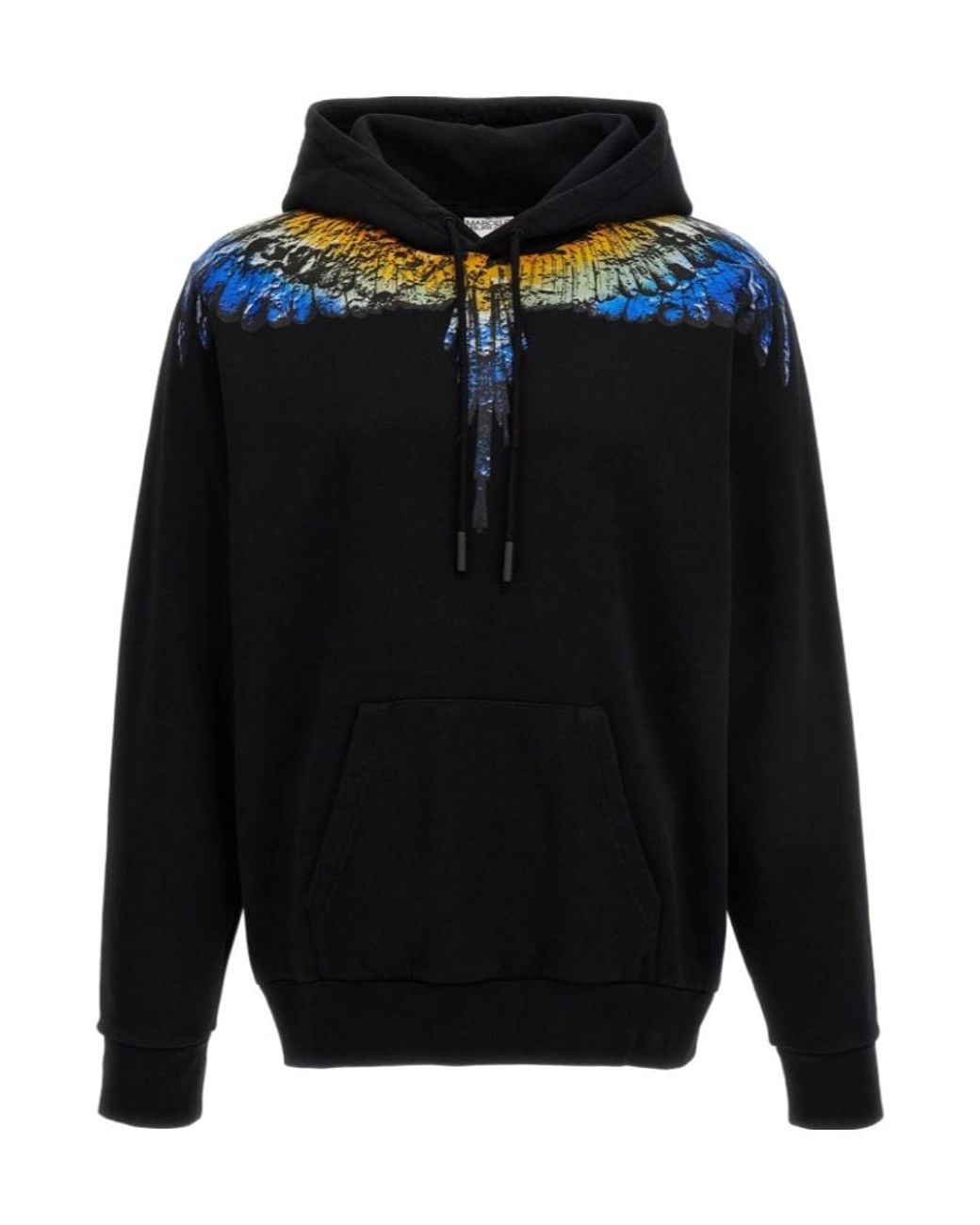 Marcelo Burlon Blue County Of Milan Icon Wings Drawstring Hoodie for men